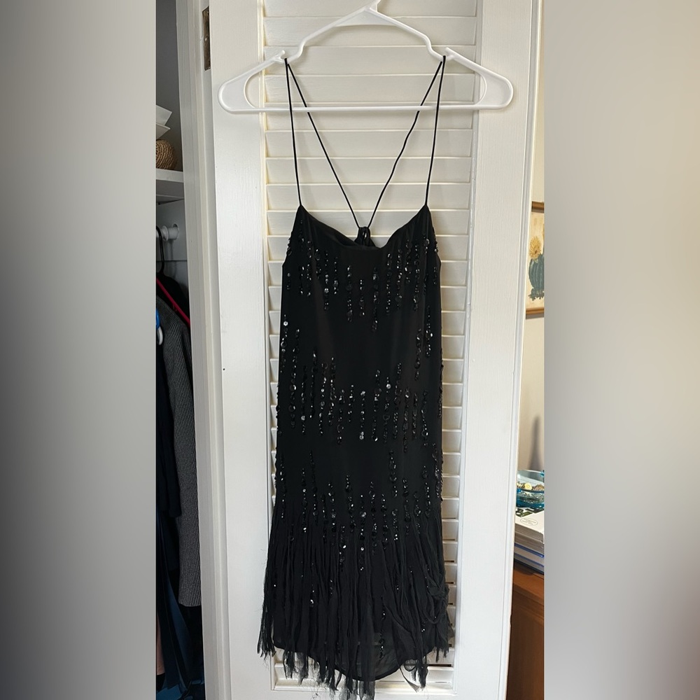 Black free people mini dress